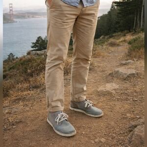 Born Leather and Canvas Oxfords